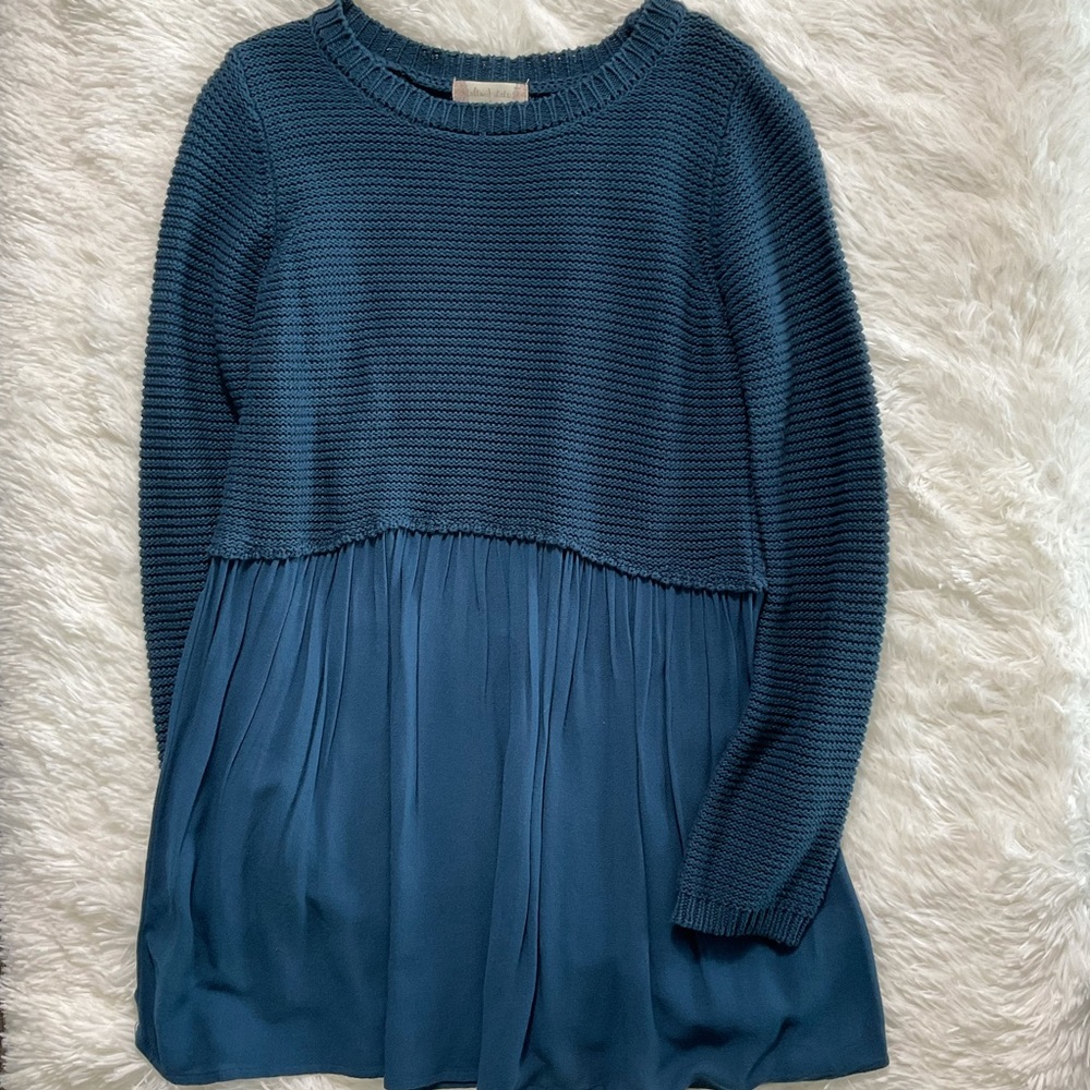 Altard Blue State Long Sleeve Sweater Tunic Size Small